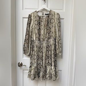 Snake print J-Crew women’s dress